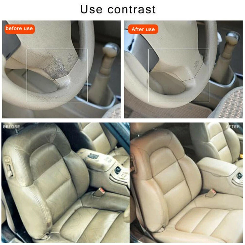 100ml Multi Purpose Foam Car Interior Cleaner Universal Leather Cleaner Automotive Sofa Cleaning Agent Car Cleaning Foam Cleaner