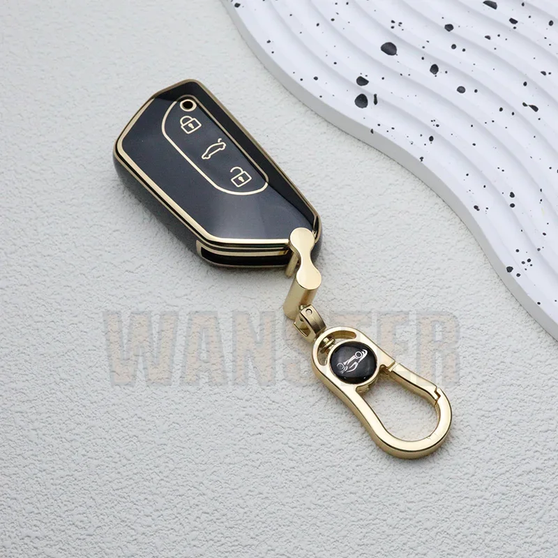 حافظة مفاتيح السيارة من البولي يوريثان لسيارة VW Volkswagen Golf 8 MK8 ID.3 ID.4 Cupra Skoda Octavia A8 SEAT Leon MK4 2022 2023 Formentor Tarraco #6