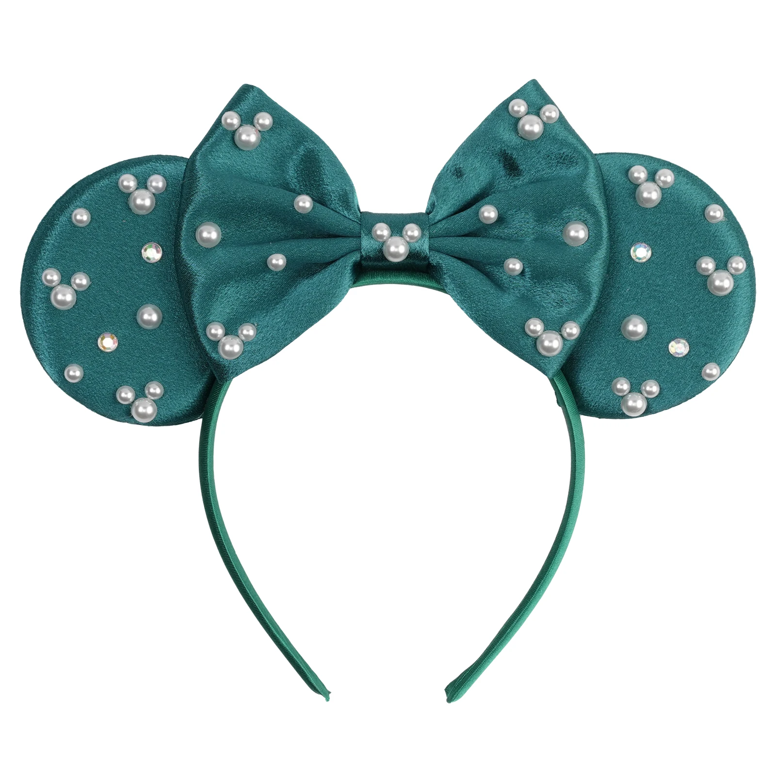 1 Stück Modisches Mausohren-Haarband, Elegantes Satin-Prinzessinnen-Haarreif mit Schleife, Party- und Urlaubs-Haaraccessoire für Frauen und Mädchen