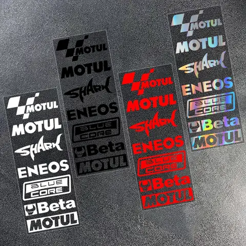 Vinyl Motul Sticker Logo Motorcycle Tank Helmet Bike Car Decal Kit for Yamaha Honda Suzuki Kawasaki KTM DUCATI Harley-Davidson
