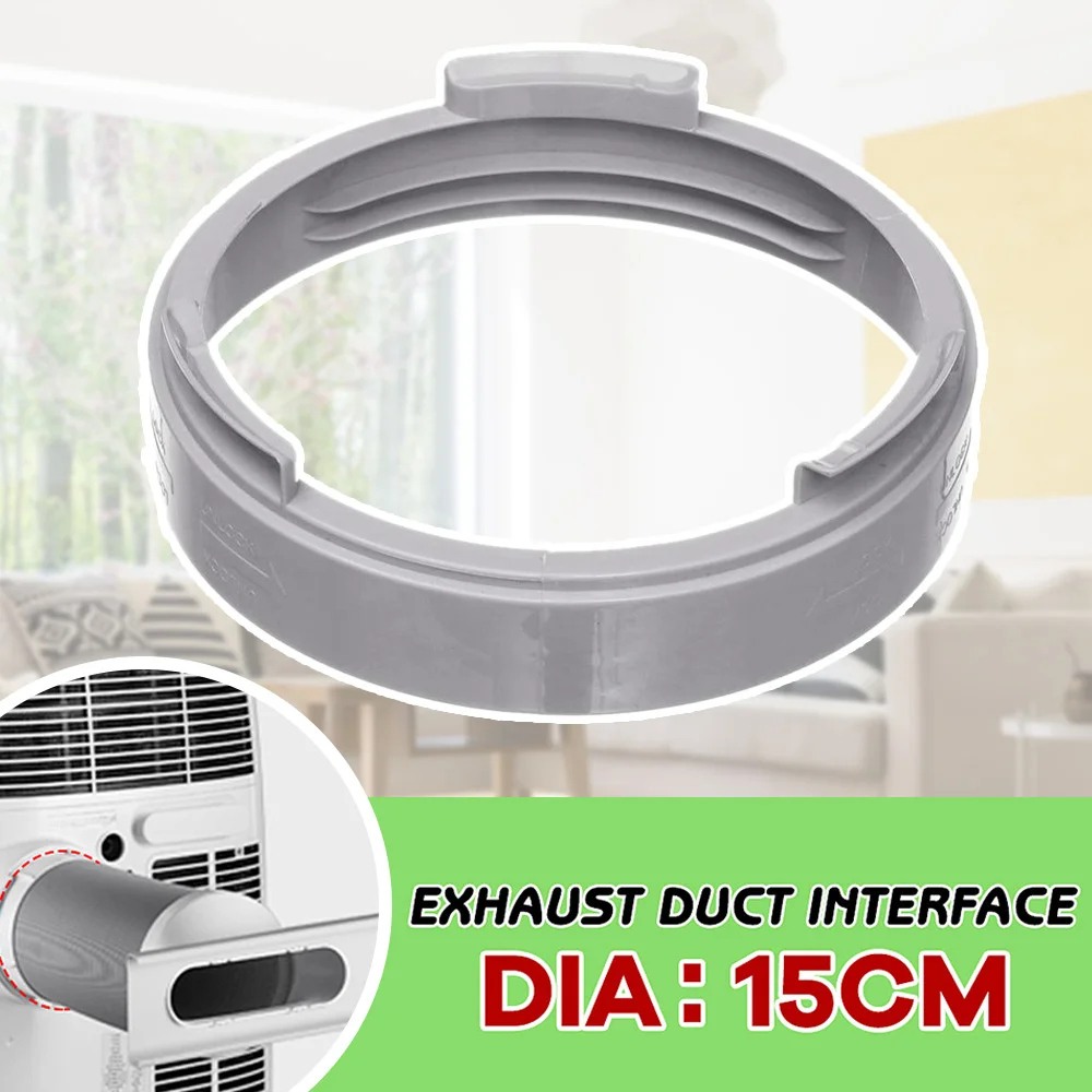 Portable Air Conditioner Round Exhaust Hose Interface for 5.91in Diameter Duct Exhaust Hose Coupler Flange Tube Connector