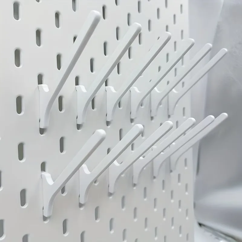 10PCS Thread Spool Pegboard Hooks Compatible with Skadis Pegboard for Thread Embroidery & Sewing Craft Room Organizer