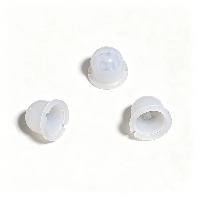 11.8x9.9mm cylinder Type HDPE PIR Human Body Infrared Sensor Fresnel Lens 6m Sensing Distance 5mm Focal Length 120 Degree Detec