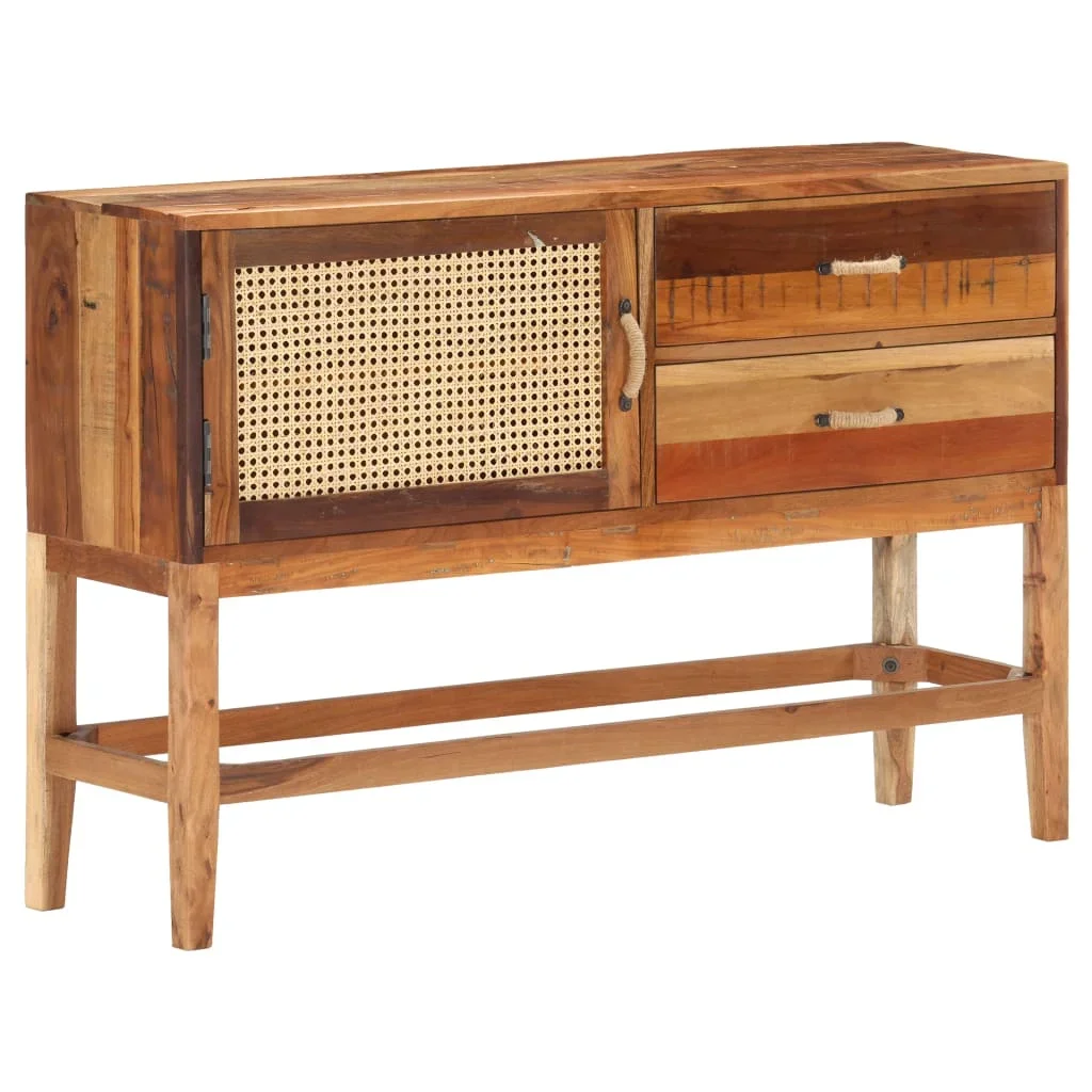 Buffet 118x30x76 cm solid recovery Wood