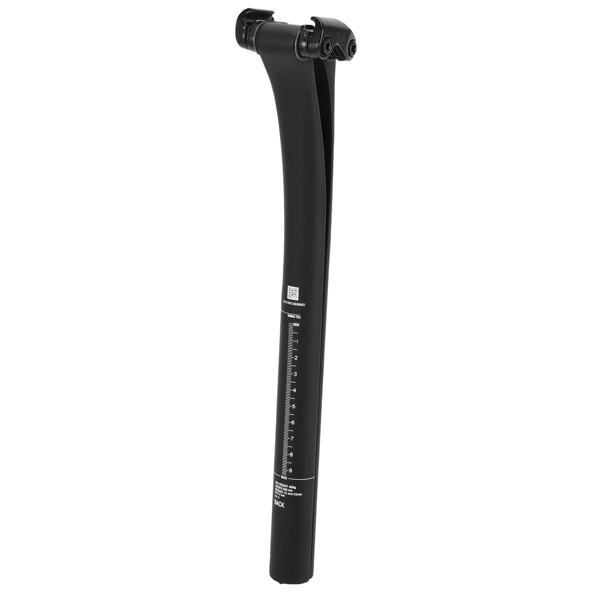 X Autohaux Fahrradsattelstützen 27,2 x 330 mm 30,8 x 330 mm 31,6 x 330 mm Kohlefaser schwarz verstellbarer Winkelsitz 12 mm versetzt – Detail 9