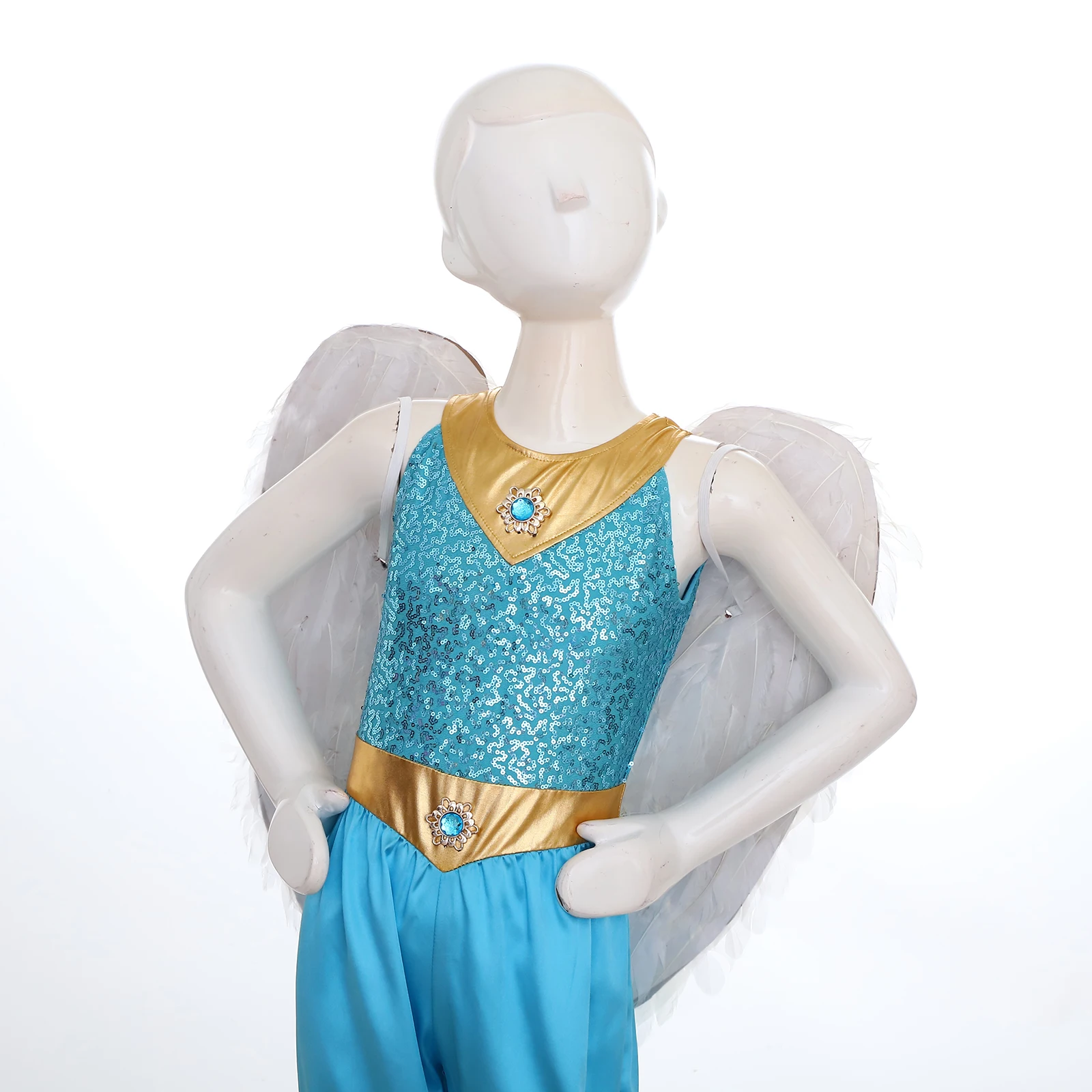 Weiße Engelsflügel, Federn, Engelsfeder, Feenflügel, Kinder, elastisches Band, Engelsflügel, für Kinder und Erwachsene, Weihnachten, Fotoshow, Dekoration