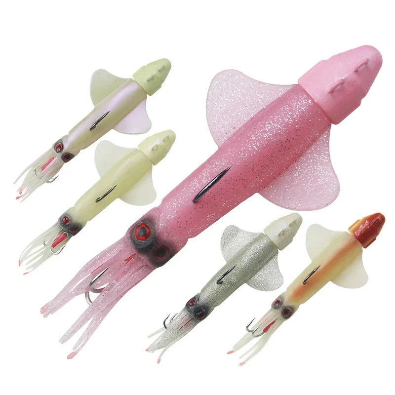 

AS Soft Lure Squid Skirts Bait 120g150g200g Fishing Octopus Boat Sea Fishing PVC Rubber Artificial Soft Bait Trolling Leurre