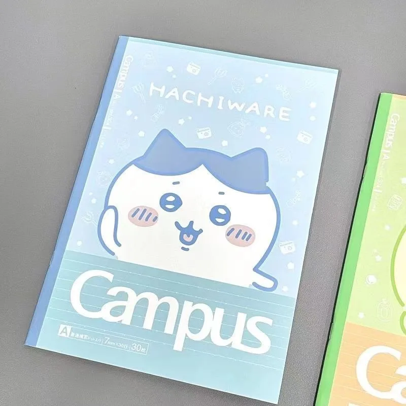 New Chiikawa Hachiware Usagi Anime Peripheral Cartoon Cute Print Notepad Student High-Looking Handbook Holiday Gift Wholesale