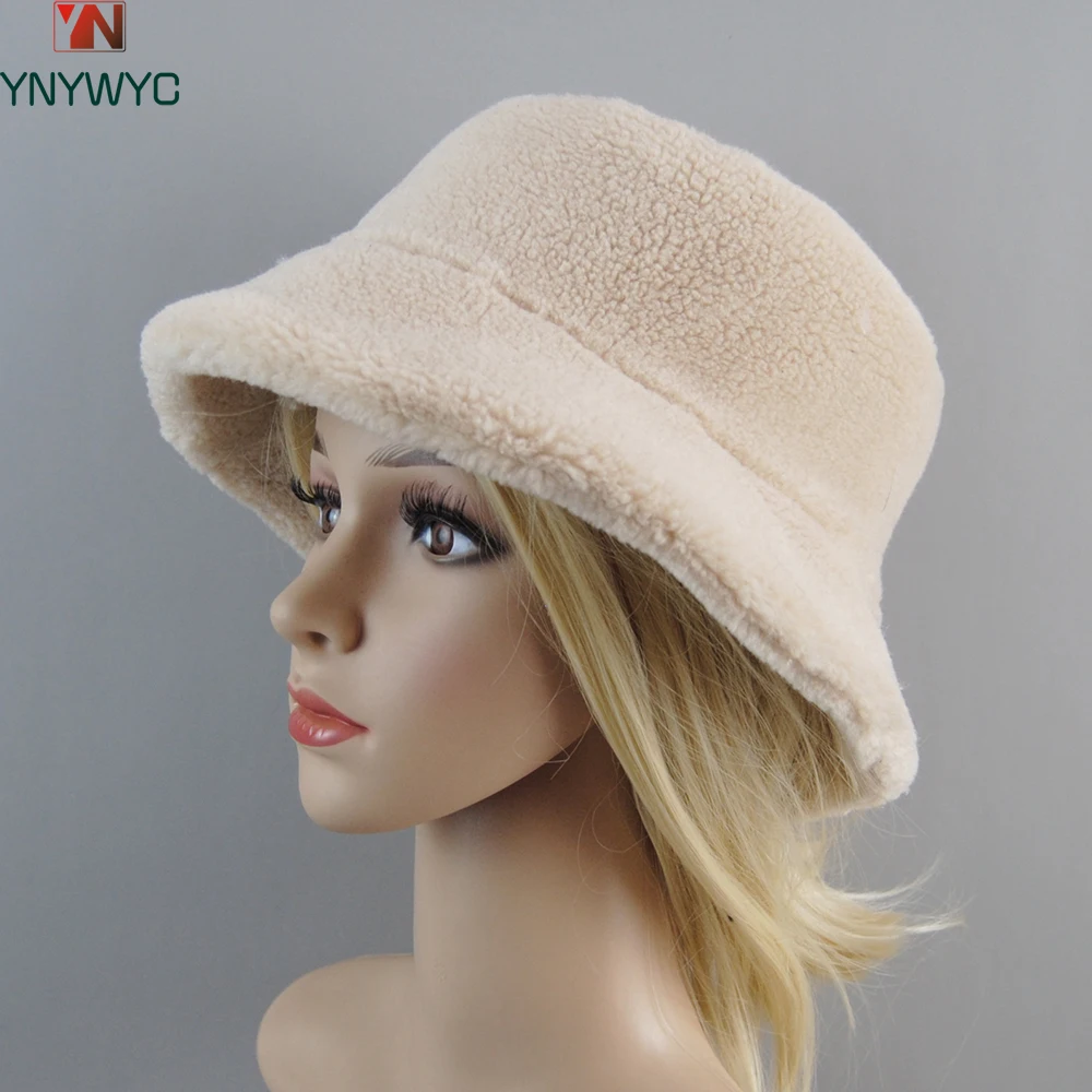 New Women Shearling Sheepskin particles Hat Lady Autumn and Winter Brand Luxurious Caps Russian Fashion Hats Female Casual Cap