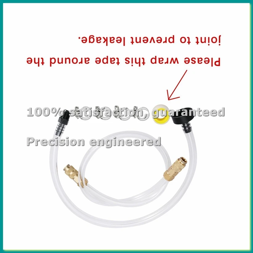 Hydraulic Steering Oil Fill Tube Bridge Kit Boat Exhaust Fitting Fill Kit for Hydraulic Steering Systems-A14I