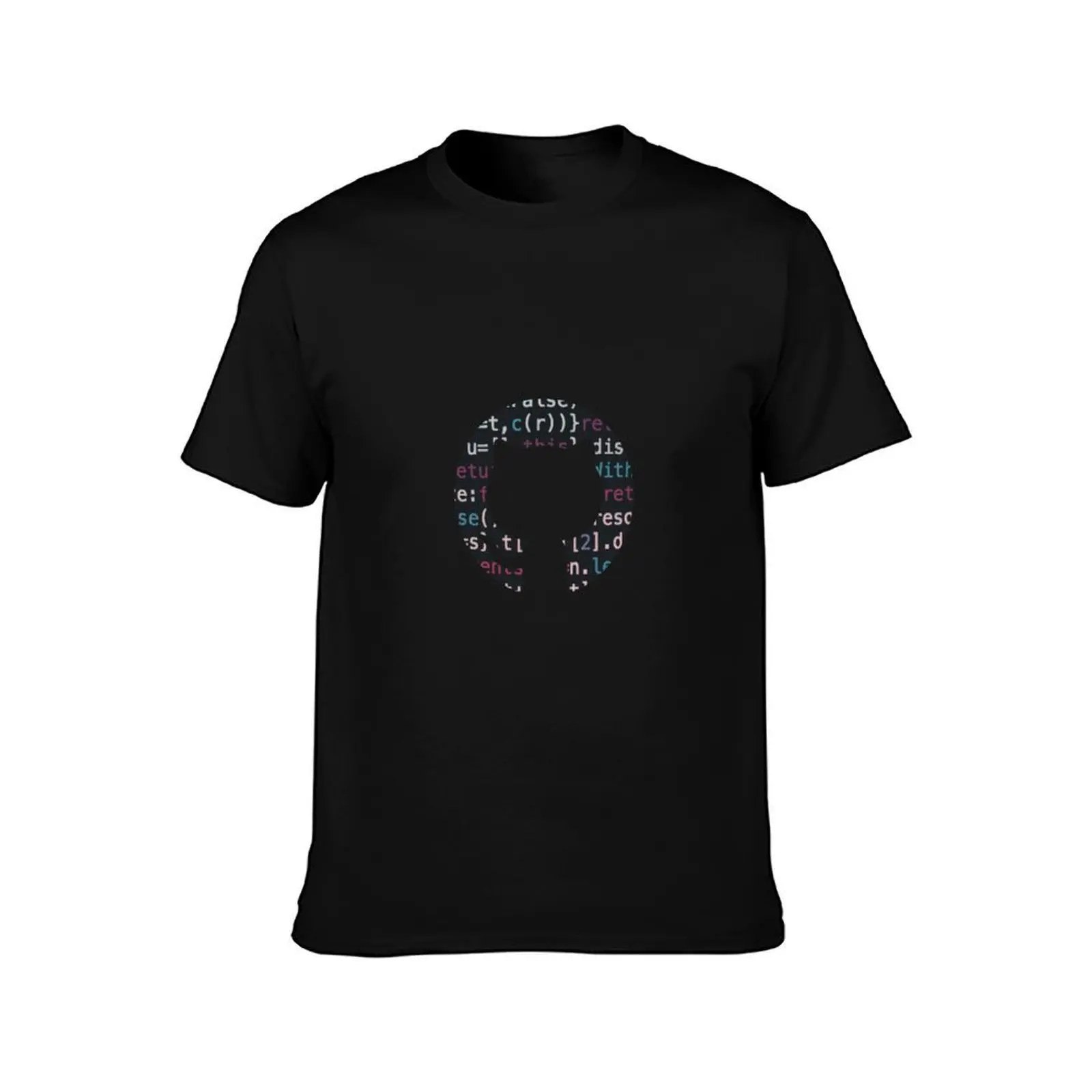 github programming coding T-Shirt, Summer Casual Cotton Tee, Oversized Streetwear Tops, Vintage Graphic Print, Unisex Men Women
