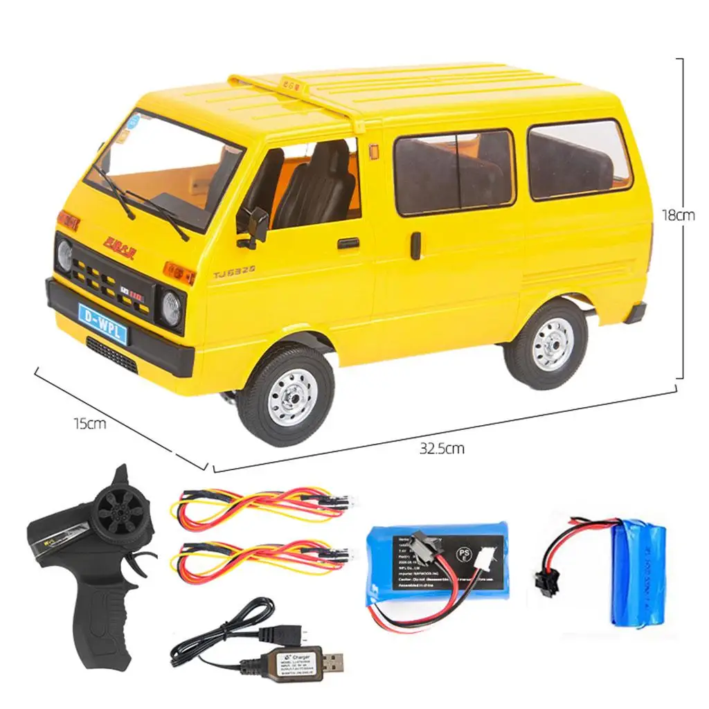 Carro de controle remoto WPL D42 1:4GHz Simulação Veículos RC Meninos