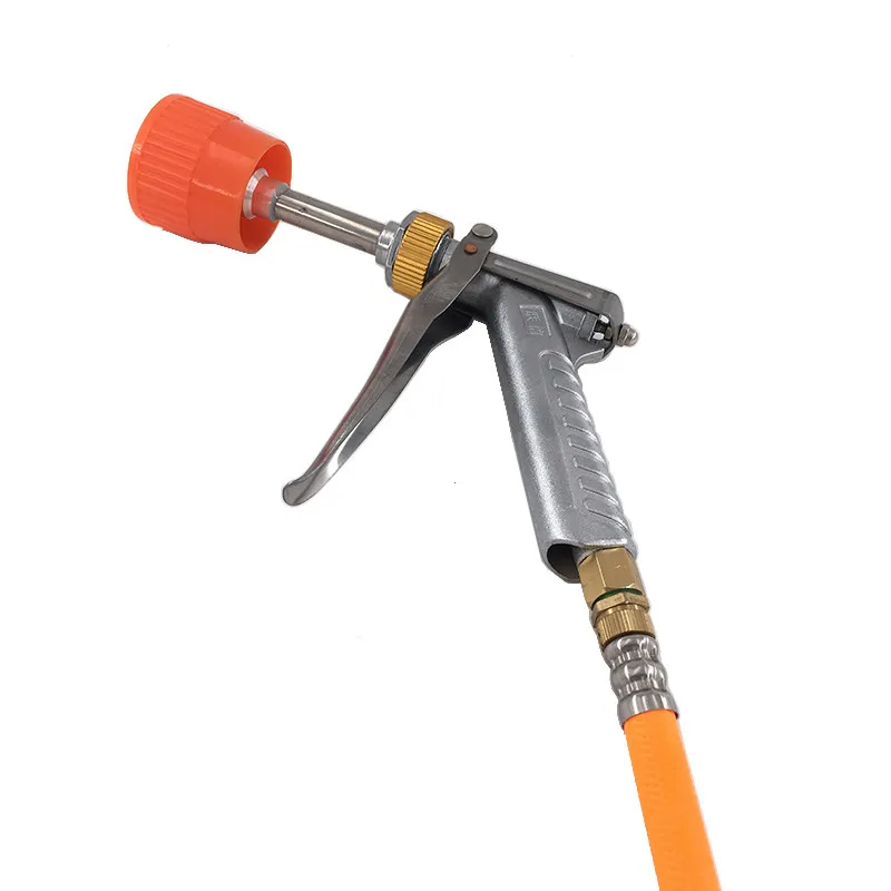 Spray gun for pesticide sprayers, agricultural motor, high-pressure water guns, adjustable atomization direct spray pistol-style
