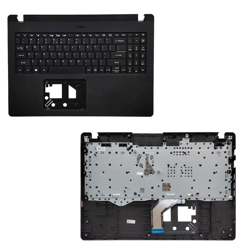 New Laptop Keyboard Shell Cover For ACER TravelMate P215-52 P50 N19Q8 Black