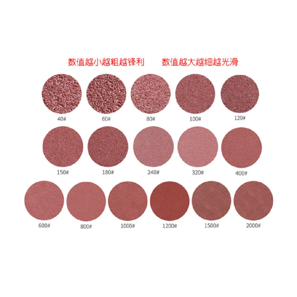 8 Hole Sanding Discs 5/10/25/50 Pcs Hook and Loop Adhesive Sandpaper for Random Orbital Sander 40-2000 Grits Polishing