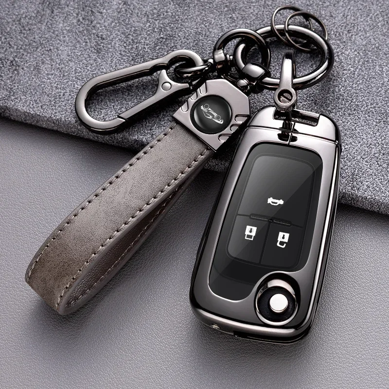 

Zinc Alloy Car Key Cover Case For Chevrolet Camaro Cruze SS Sonic Spark Aveo Epica For Buick Lacrosse Encore GL8 Regal