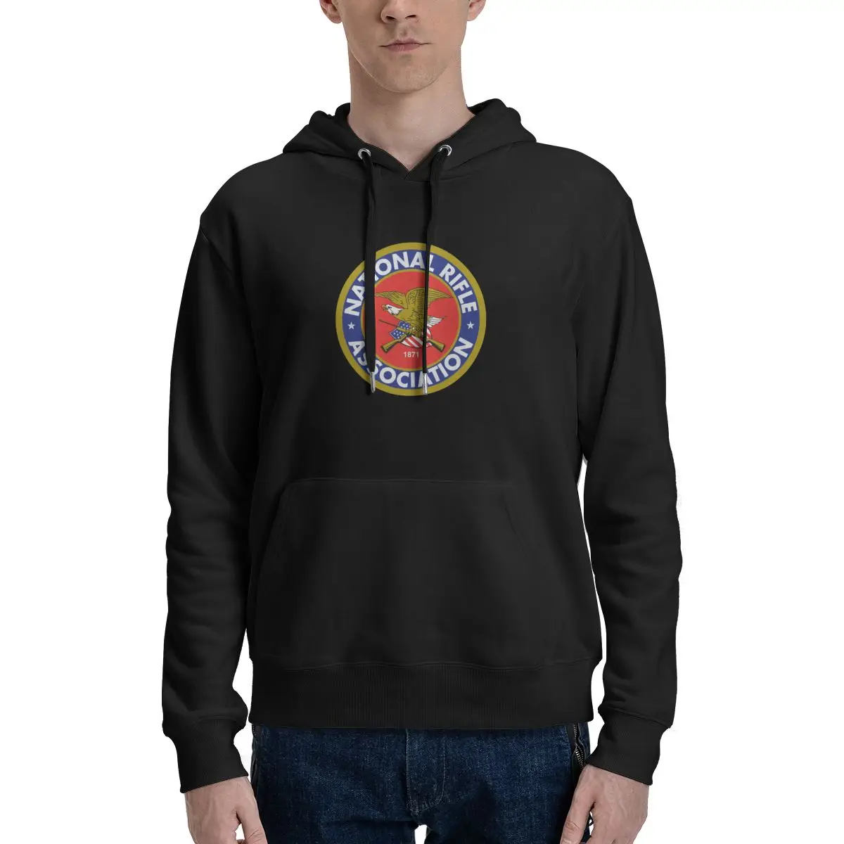 

National Rifle Association Of America NRA Casual Hoodies Pullovers Cotton Sweatshirts Men Women Tops