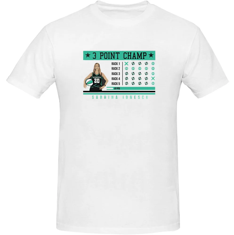 Sabrina Ionescu - 3-Point Champ - New York Basketball T-Shirt