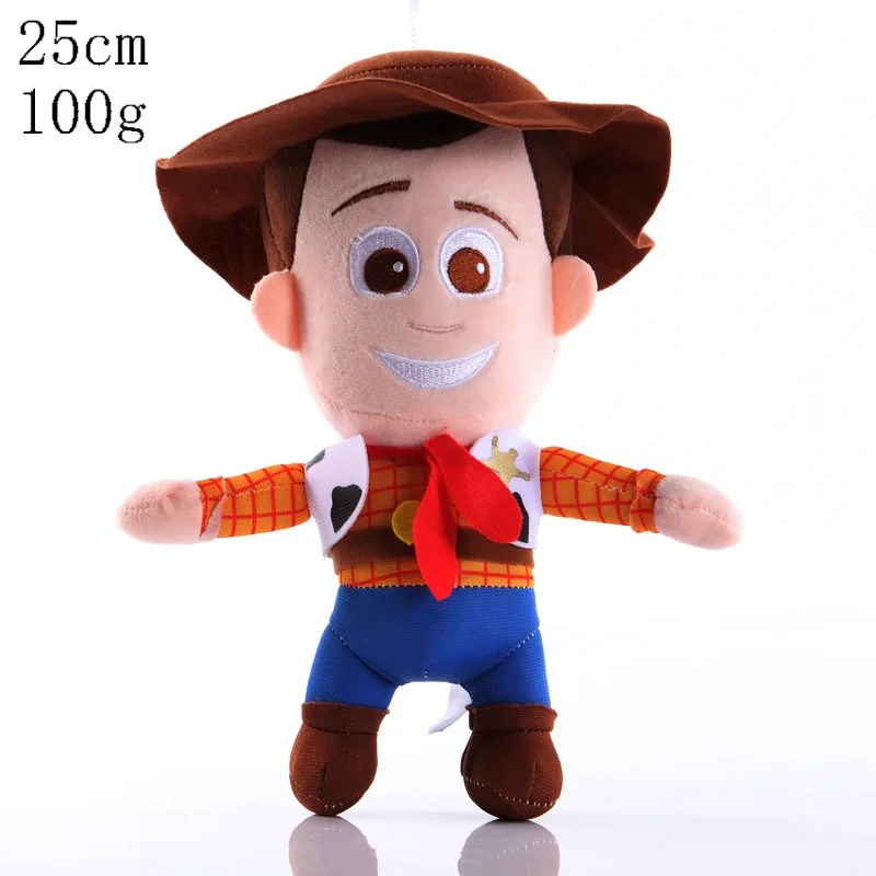 Disney Toy Story 4 Woody Jessie Buzz Lightyear Peluche Cartoon Anime Farcito Bambole Woody Portachiavi Ciondolo Borsa Regali di Natale per bambini