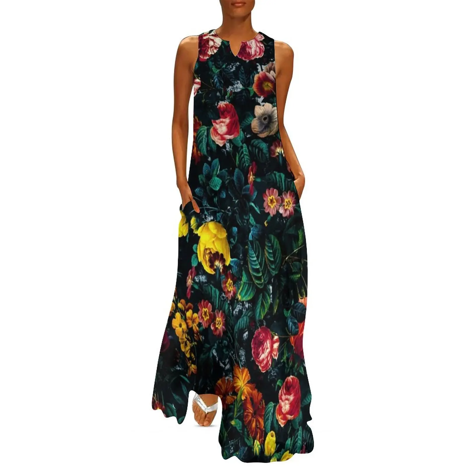 

Night Garden XXX Long Dress Women's summer long dress Women's dresses Dress