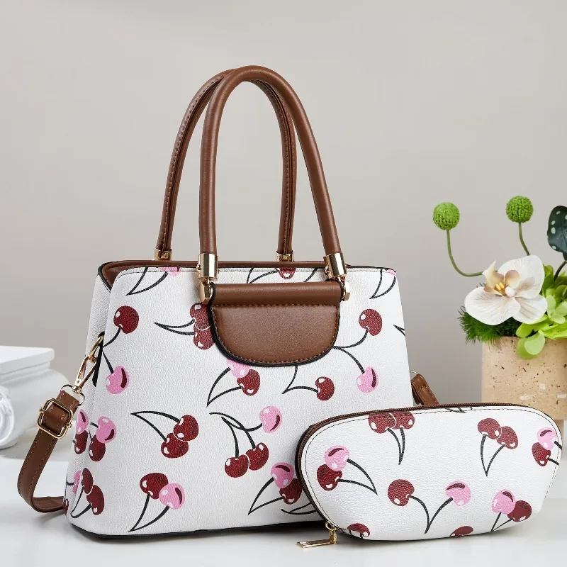 

Модные женские сумки с модным принтом. Универсальные повседневные сумки-тоут. Необходимый комплект из 2 предметов. Сумки для дорожных сумок большой вместимости.