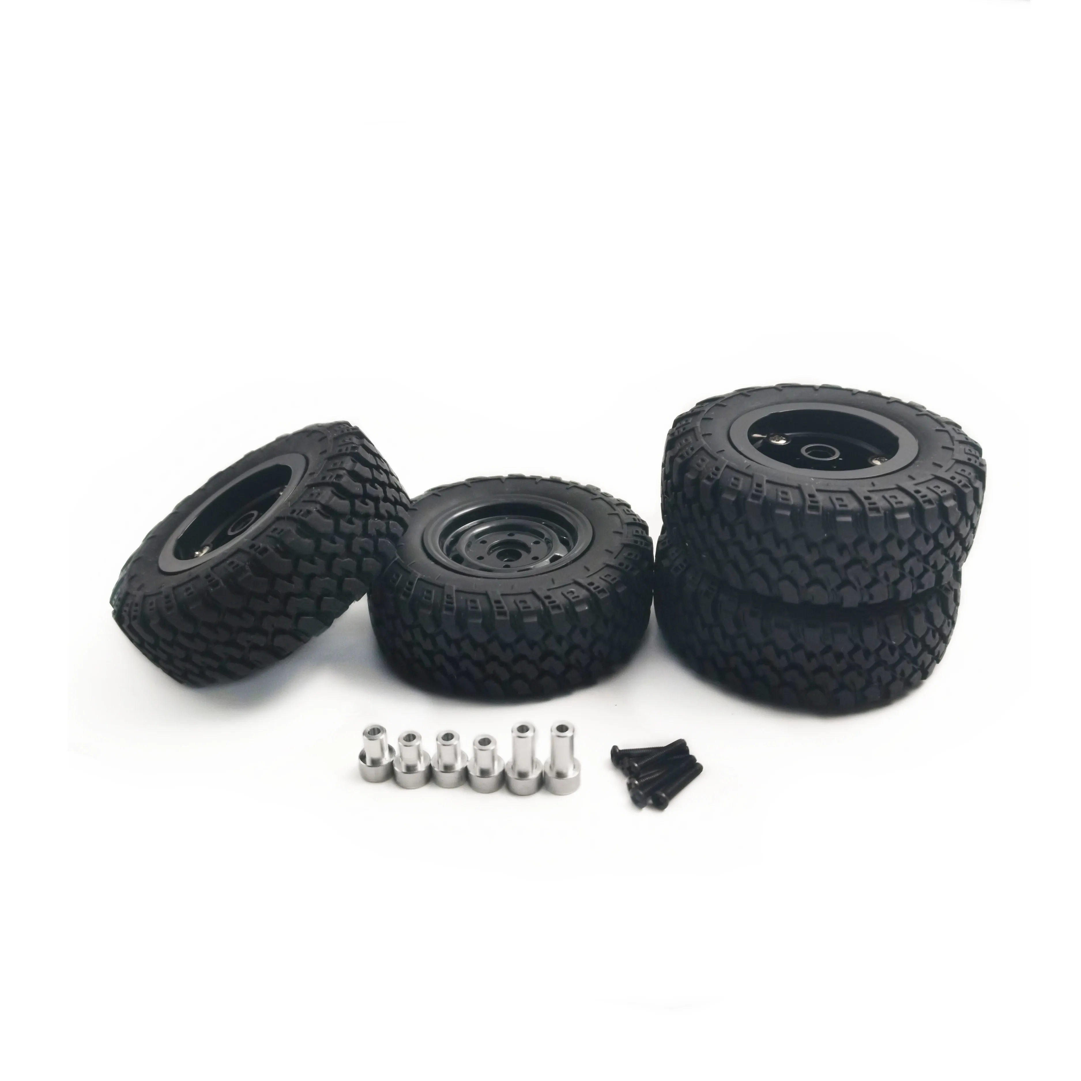 Mn RC Crawler Gummi-Beadlock-Reifen 74mm mit verlängertem Karosseriepfosten für Mn 82 82S RC Offroad-Kletterauto Upgrade-Teile – Detail 6