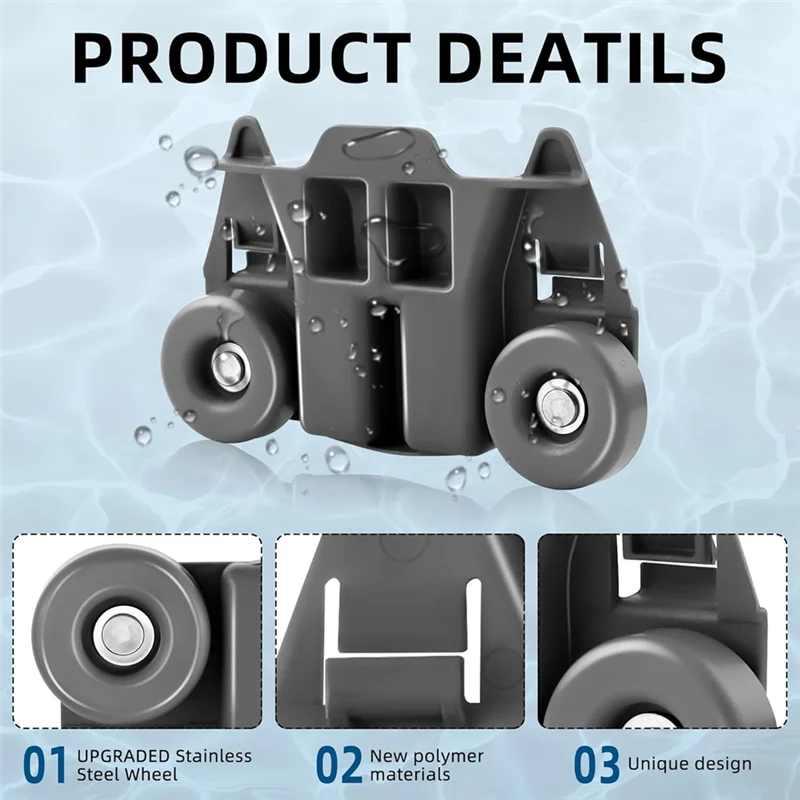 A39M W10195417 عجلات غسالة الصحون الرف السفلي ل كيتشن ايد دوامة كينمور غسالة الصحون رف الأسطوانة يستبدل PS11750057