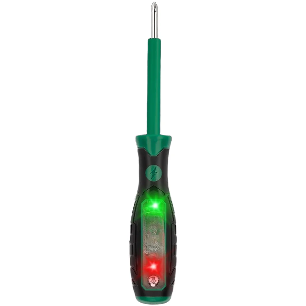 Digital Voltage Testing Screwdriver for Home and Professional Use LED Display 12V to 250V Range Audible and Visual Indicators