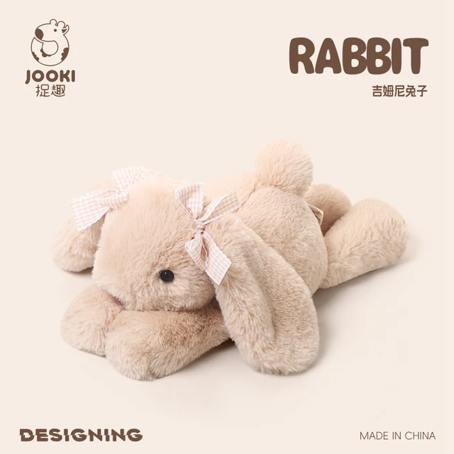 35CM Cute Rabbit Stuffed Plush Toy Long Ear Easter Bunny Soft Plushies Doll Sleeping Bedroom Decor Baby Girls Birthday Kid Gifts 3