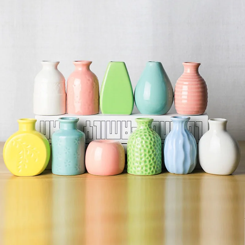 Bottiglia di aromaterapia in ceramica di moda casa vaso di ceramica decorazione vaso idroponico piccolo