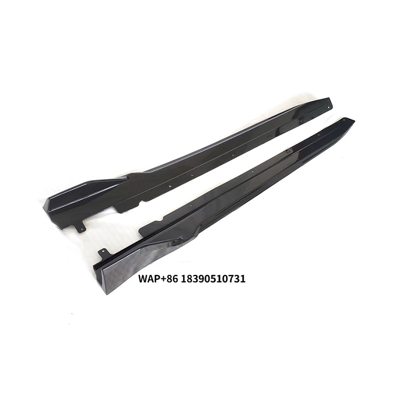 

Standard Quality Gloss Black Carbon Fiber Athletic Competition Black Warriors Side Skirts for 4 Series G22 2021-2025