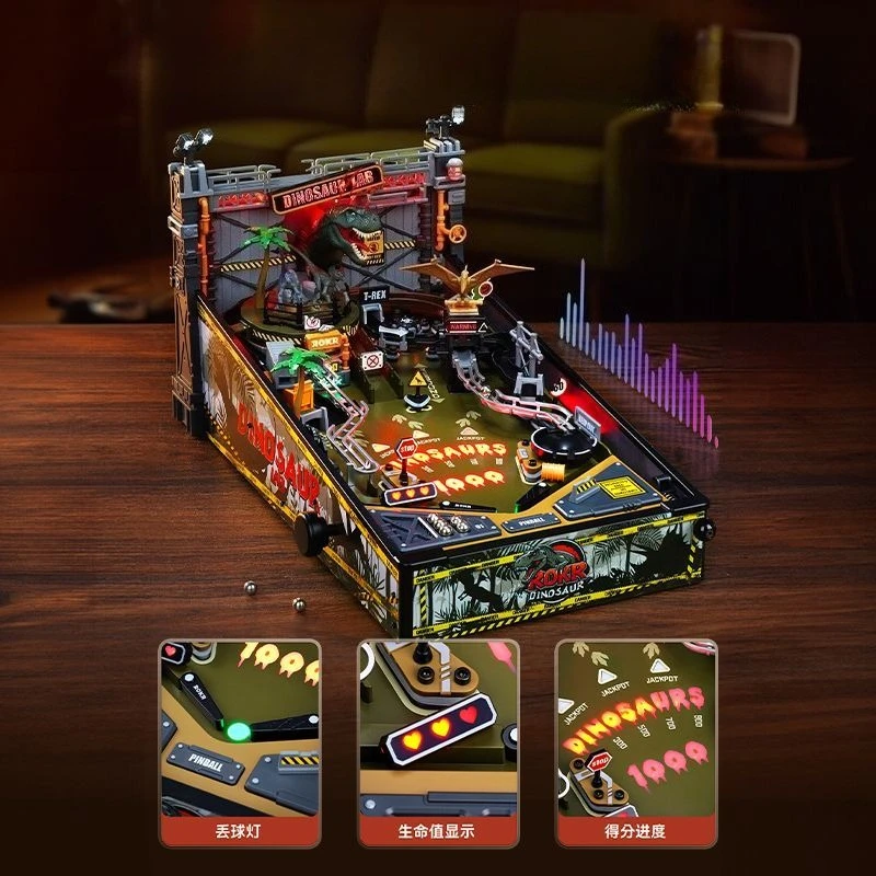 3D Pinball Dinosaur Lab 3D Stereoscopic Ornament DIY Handmade Model Assembled Desktop Ornament