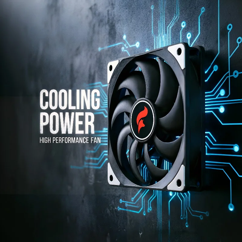 

Computer Chassis Fan 120mm 12V 4PIN ARGB 4 Pin PWM Quiet Cooling Fan 12V Large Air Volume 70CFM/800-200RPM