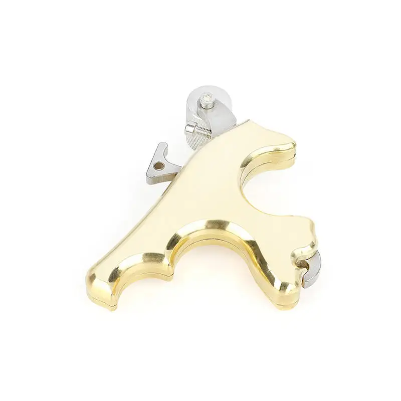 Archery Release Aid Three Finger Manual Gripper Brass for Compound Bow Release Aids Hunting Accessories