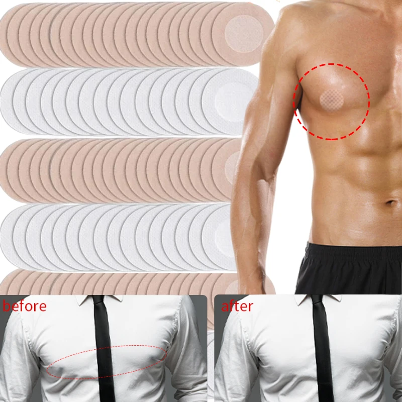 

20/40Pcs Men Nipple Cover Tape Pasties Adhesive Stickers Bra Pad Women Invisible Breast Lift Bra Running Protect Nipples Pads