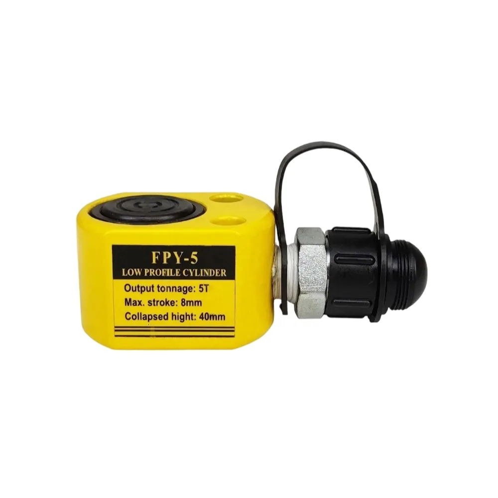 FPY-100D  100Tons  Single Acting 84mm Stroke Lifting Purpose Micro Front End Loader Hydraulic Jack Cylinder