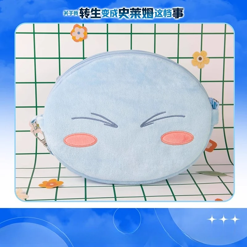 

Плюшевая сумка Tensura с рисунком на одно плечо, серебристая Itabag, большая вместимость, аниме, периферийные устройства, универсальный модный рюкзак, Рождественский подарок