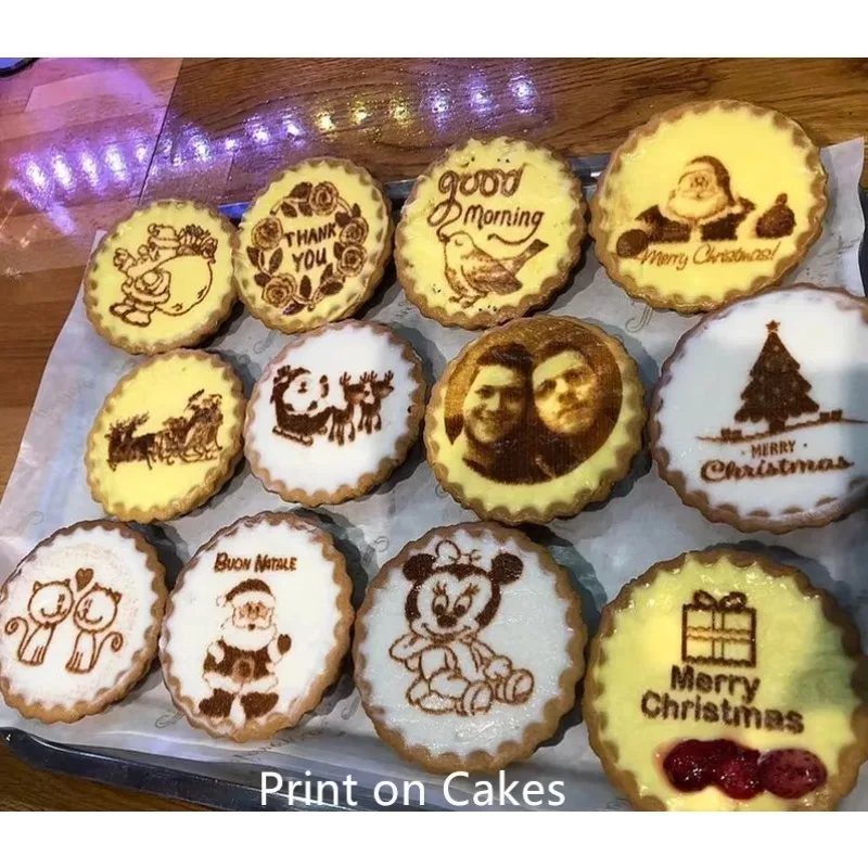 EB-FM1 Evebot Coffee Printer Fantasia Beverage/Food Espresso Cappuccino Biscuit Macaroon Cake Toast Printing Machine WIFI Camera view 3