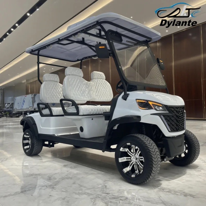 2026 Best Price 72V Lithium Battery Off-Road Electric Golf Cart, Street Legal, 4-Seater Electric Golf Cart With Cargo box