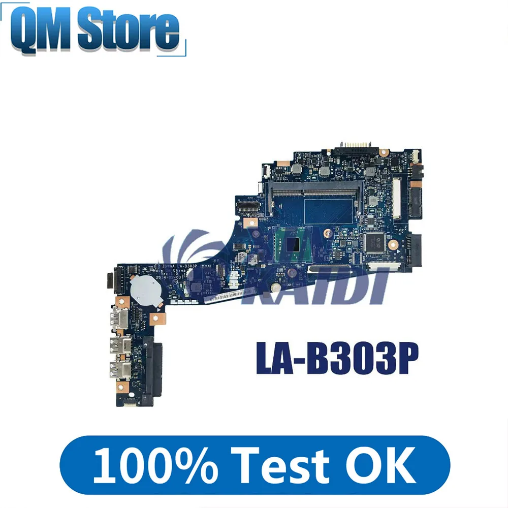 Notebook Mainboard For Toshiba Satellite LA-B303P C50-B C55-B K000891580 Laptop Motherboard N3540 CPU 100% Test OK