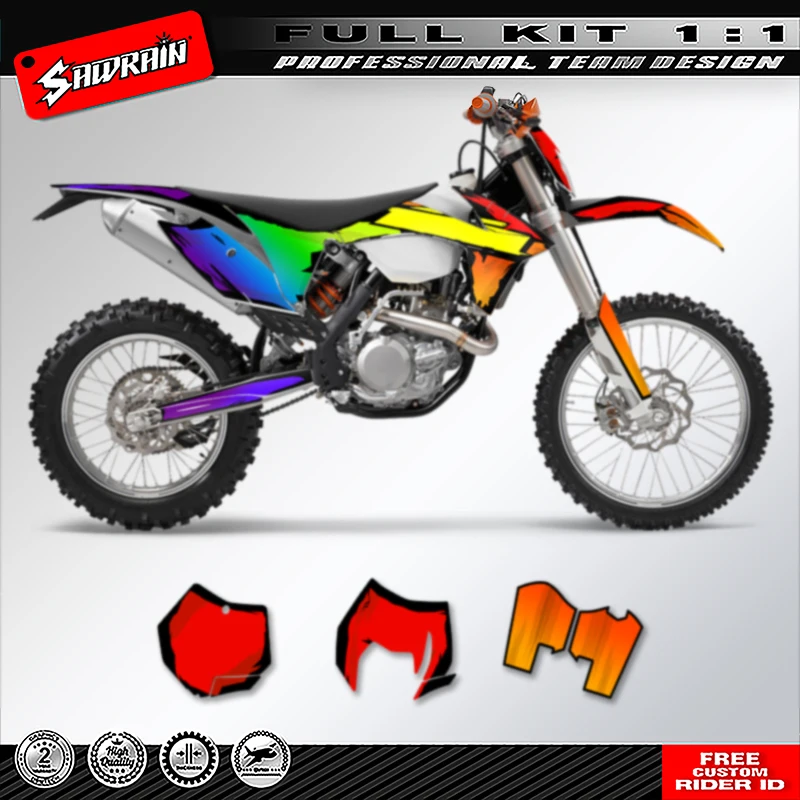 

Sawrain Motorcycle Graphics Backgrounds Decal Stickers Kits for KTM SX SXF 2011 2012 EXC XCW 2012 2013 010