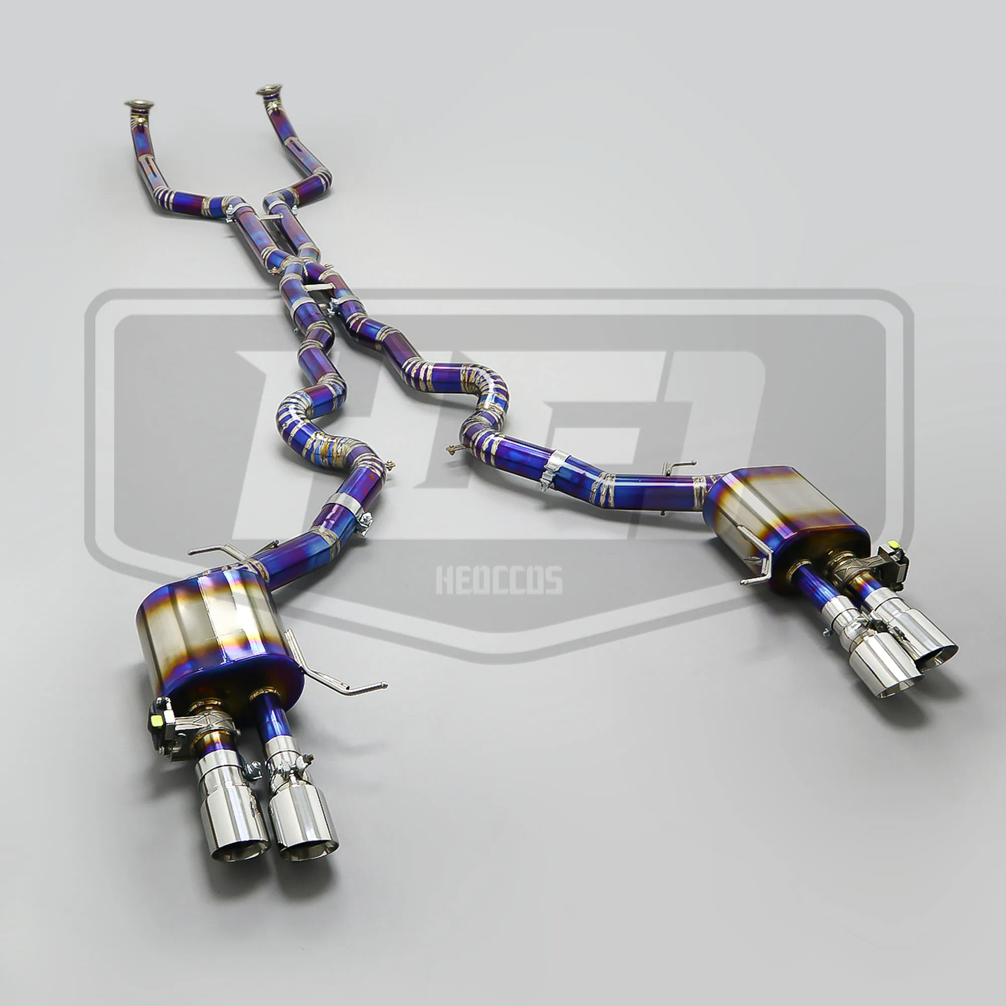 HEO Titanium Catback Exhaust For BMW M6 F06 Grand Coupe 4.4T 2012‑2016 Valvetronic Muffler Performance Exhaust Assembly