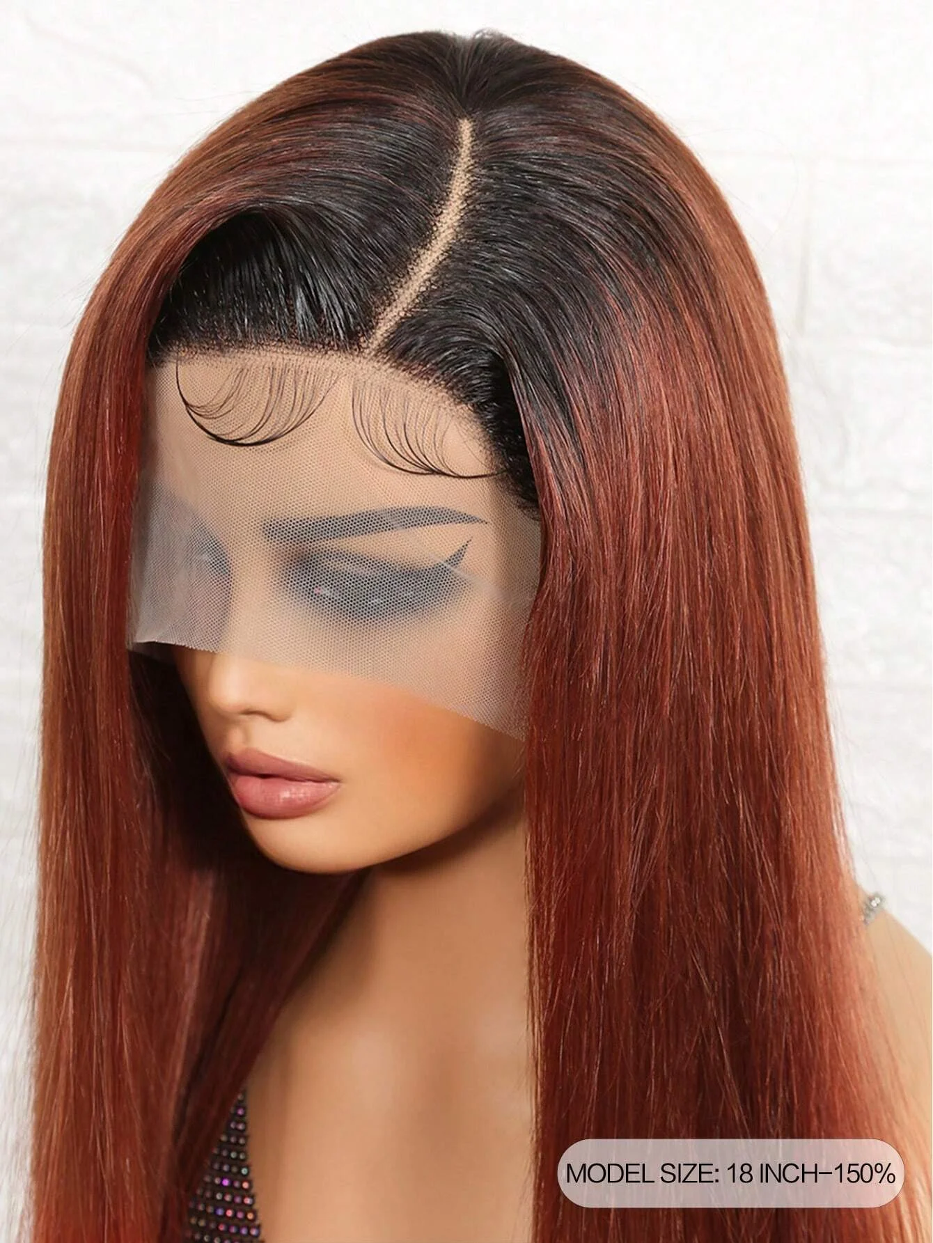 Straight Lace Front Wigs Human Hair 13X5 HD Lace Frontal T1B33 Color Hair Transperent Lace Front Pre Plucked Wigs Baby Hair