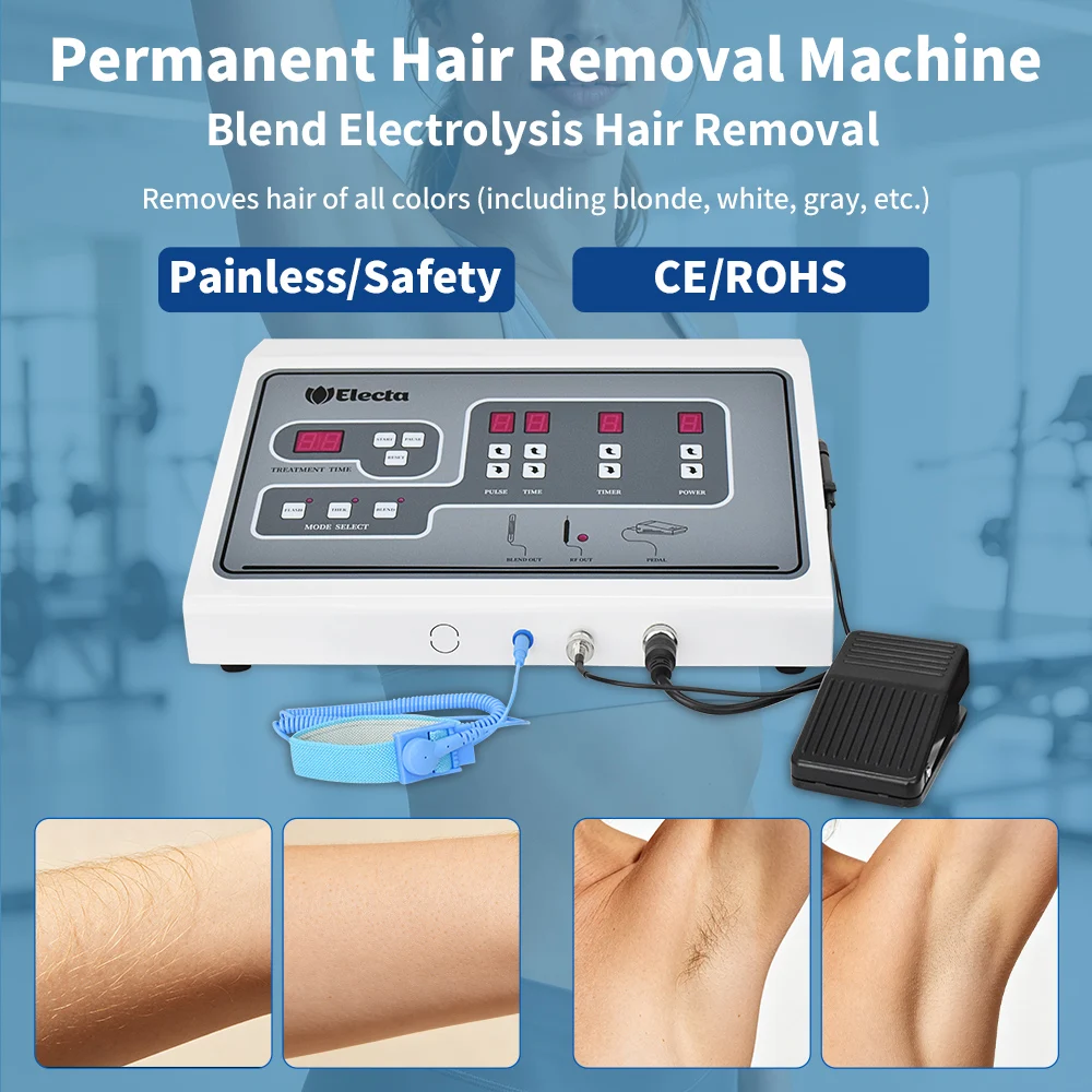Permanent Hair Removal Machine for Bikini Body Electrolysis Hair Removal Professional Hair Removal Electrolysis Machine