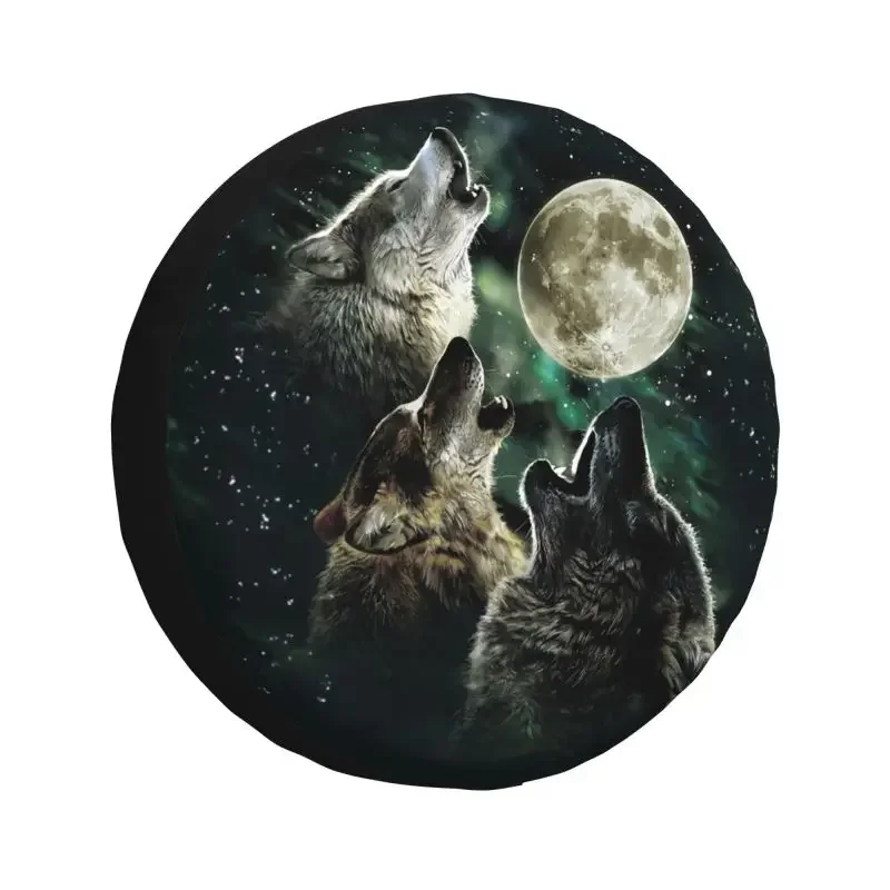 Three Wolf Moon By Antonia Neshev DecalGirl Spare Wheel Tire Cover for Grand RV SUV Trailer Vehicle Accessories 14