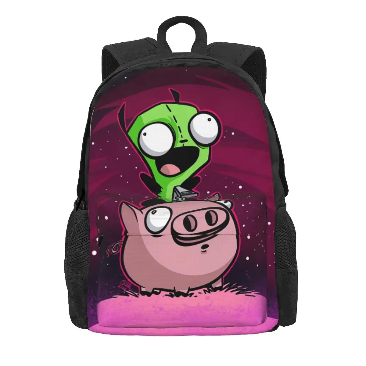 

Space Pig Autographed Print Etsy Backpack Daypack Large Capacity Boys Girls BookBag School Bag Shoulder Bags for Men Women
