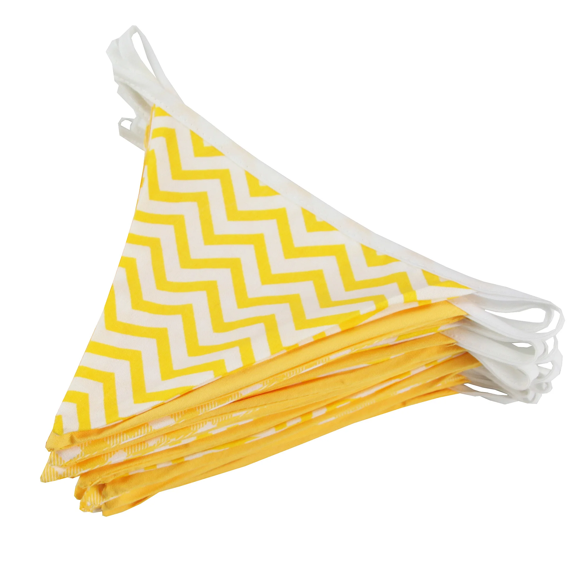 Neue 10 mt 36 fahnen Weiß Baumwolle Spitze Stoff Bunting Flags Hochzeit Party Dekoration Banner Hause Braut Dusche Bunting Garland – Detail 31