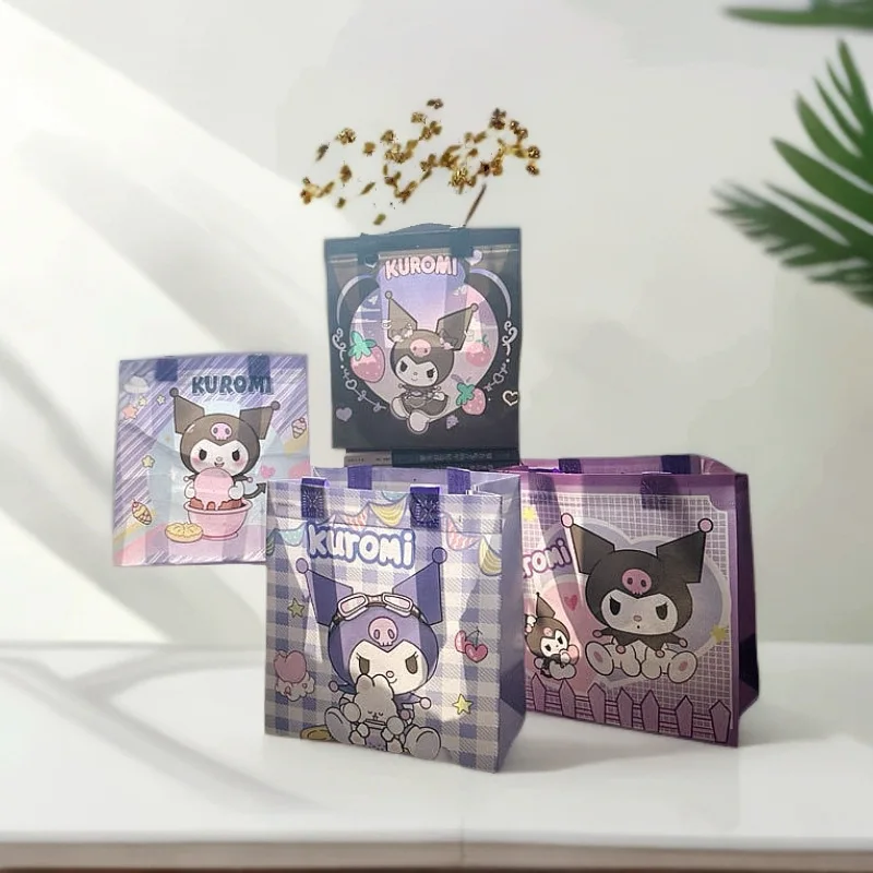 

20pcs Kuromi Gift Bag Candy Snacks Waterproof Non-Woven Tote Bags Shopping Kitty Portable Bag For Gifts Birthday Party Decor