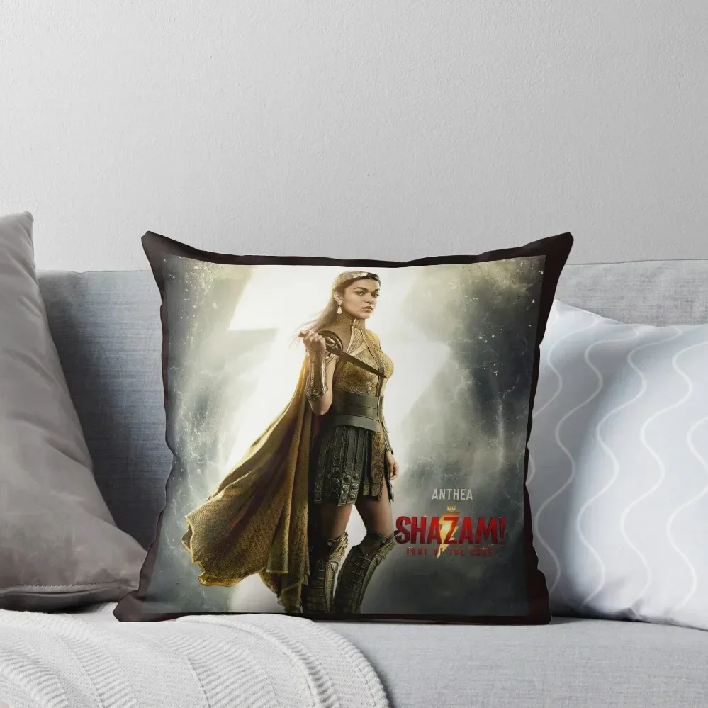 

Billy batson - shazam - Shazam movie (2023) poster Throw Pillow Christmas Covers ornamental pillows pillow
