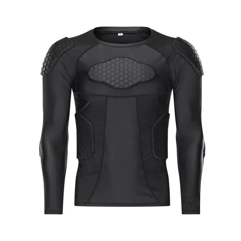 Ski Ice Hockey Shoulder Long-Sleeved Football Goalkeeper Chest Protector Waist Elbow Protector Shoulder Anti-Collision Protectiv